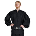 Product image Medieval Stand-Up Collar Lace-Up Shirt Friedrich black