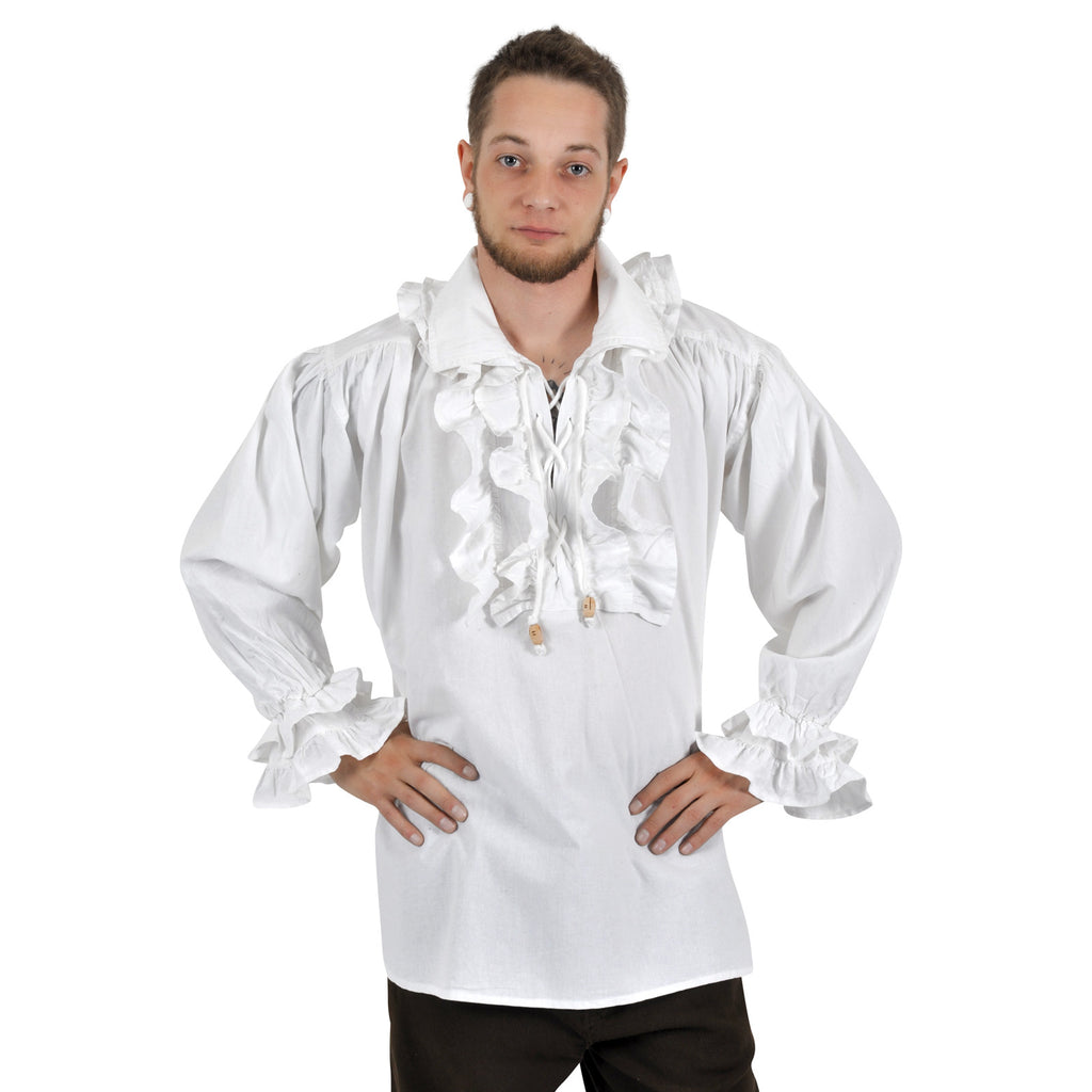 Product image Laurenz Ruffle Shirt White