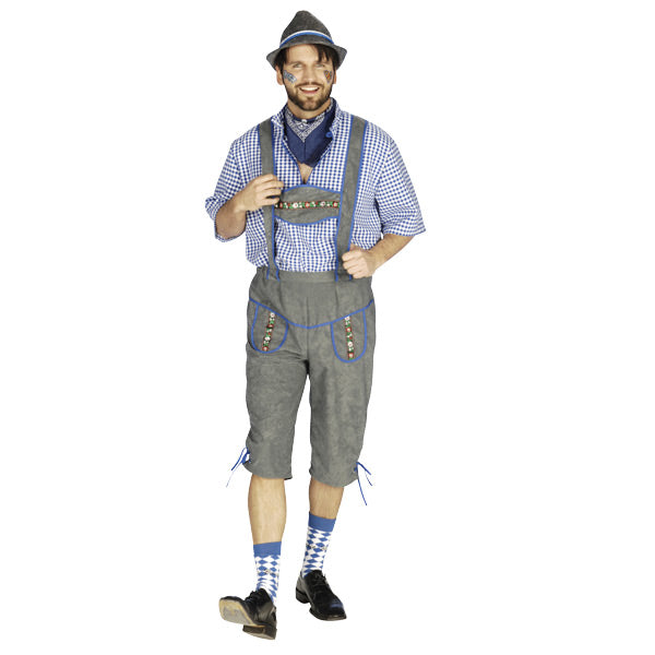 Product image Franzl Traditional Costume, Lederhosen with Checkered Shirt