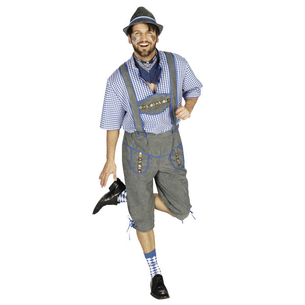 Product image Franzl Traditional Costume, Lederhosen with Checkered Shirt
