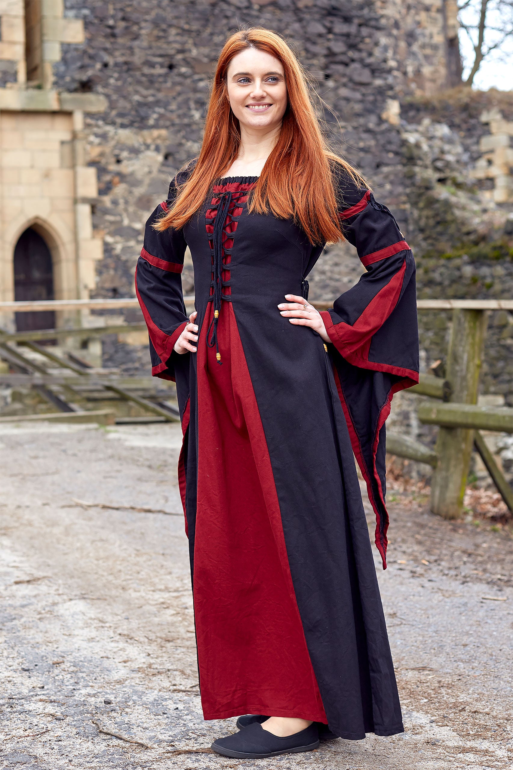 Product image Elisa - Medieval Dress Red-Black