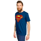 Product image Superman - Distressed Logo T-Shirt blue