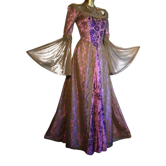 Product image Lace dress black-purple