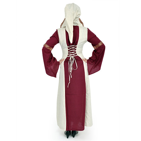 Product image Saphiria Medieval Dress Bordeaux-Natural