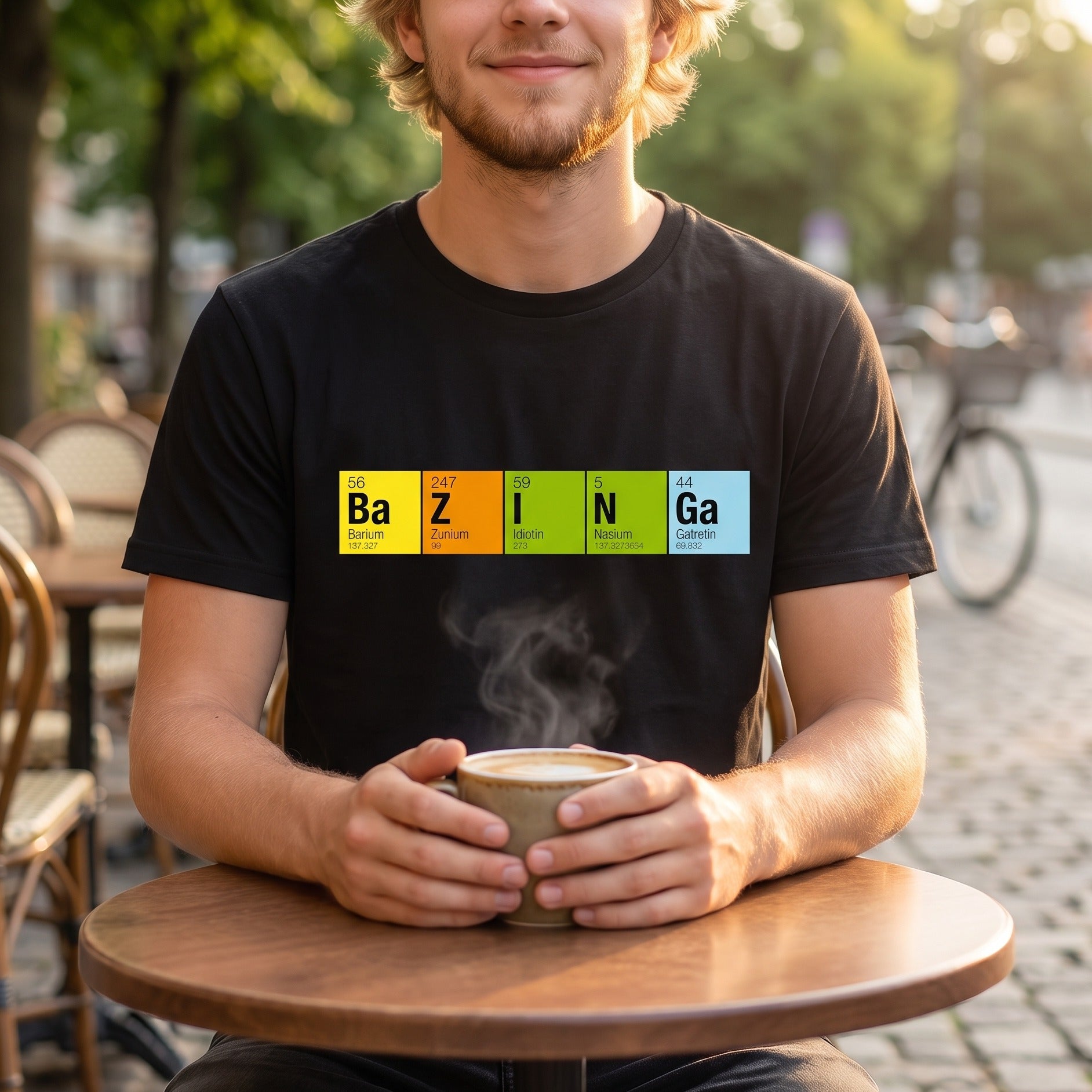 Product image The Big Bang Theory - Periodic Bazinga Fan T-Shirt