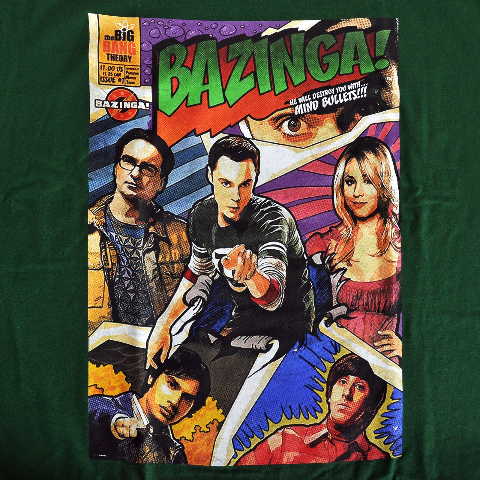 Product image The Big Bang Theory - Bazinga Comic Style T-Shirt