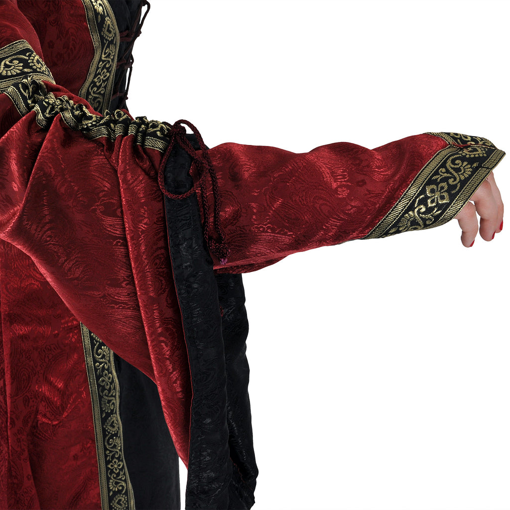 Product image Medieval dress Iris bordeaux-black