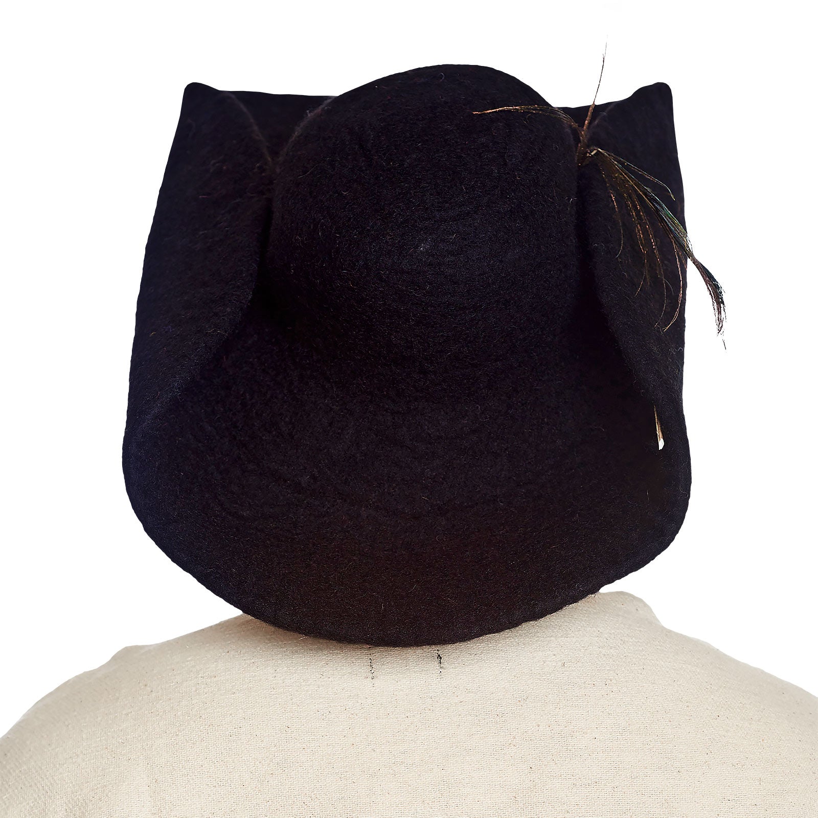Product image Felt hat with feather black