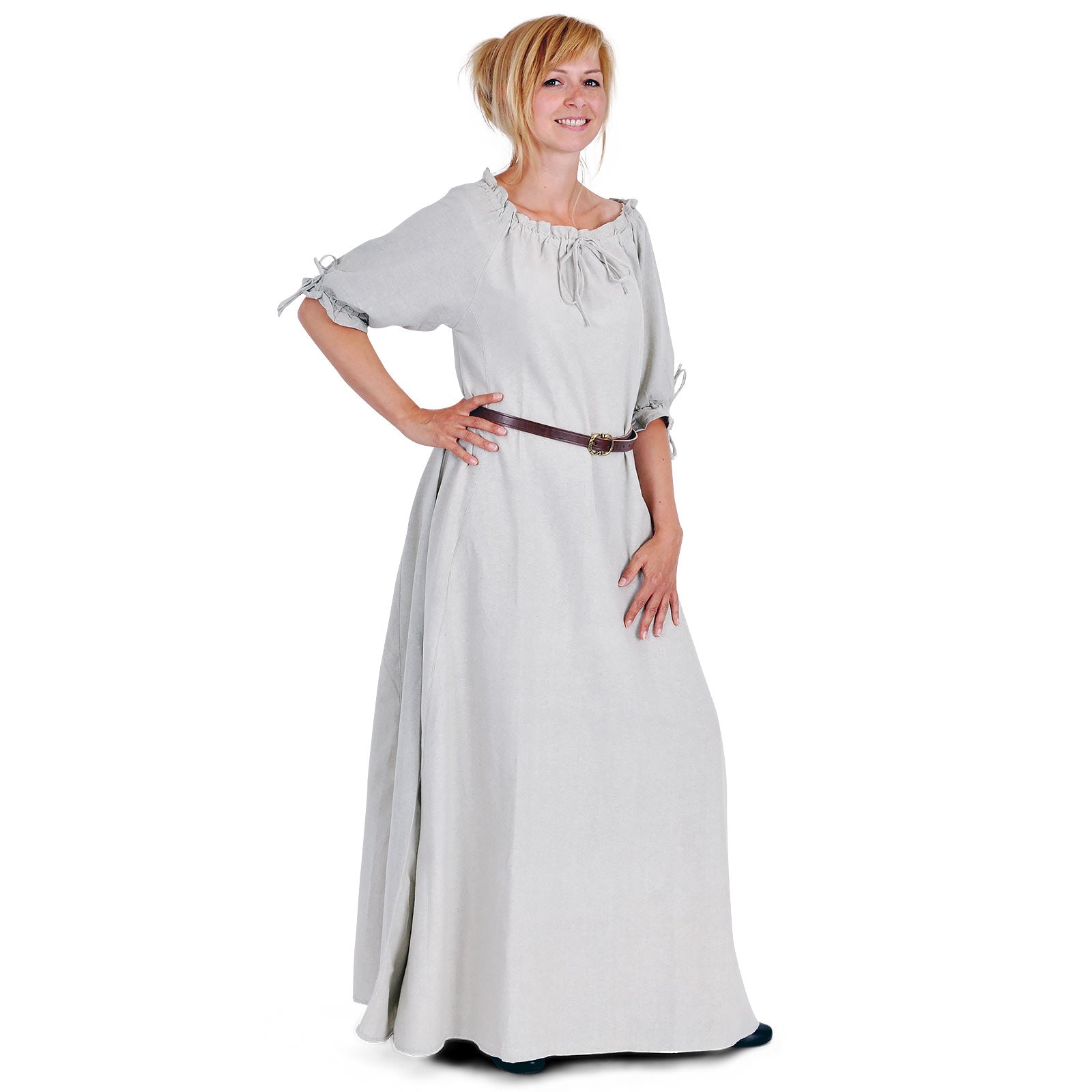 Product image Medieval Short Sleeve Dress Natural