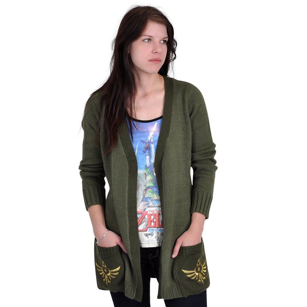 Product image Zelda - Logo Cardigan olive