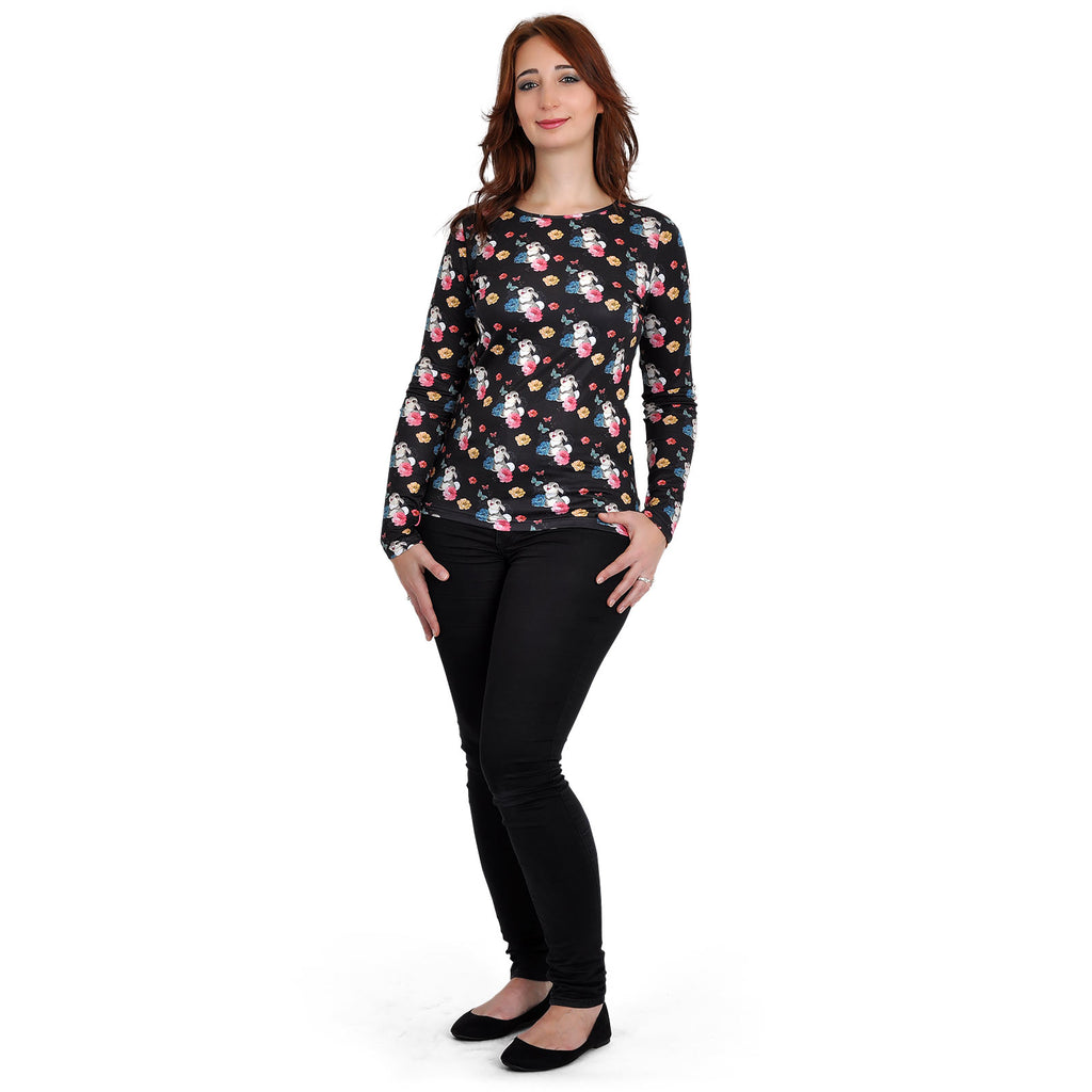 Product image Bambi - Thumper Flower Power Longsleeve black