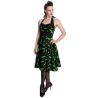 Product image Rockabilly Dress Bat black-green