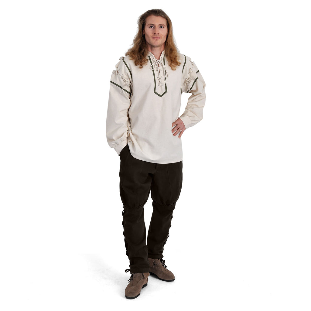 Product image Bertram Men's Trousers with Lower Leg Lacing Brown