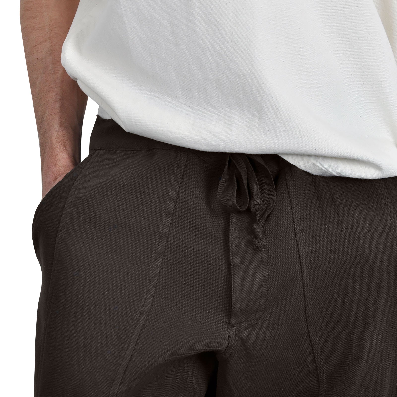 Product image Bertram Men's Trousers with Lower Leg Lacing Brown