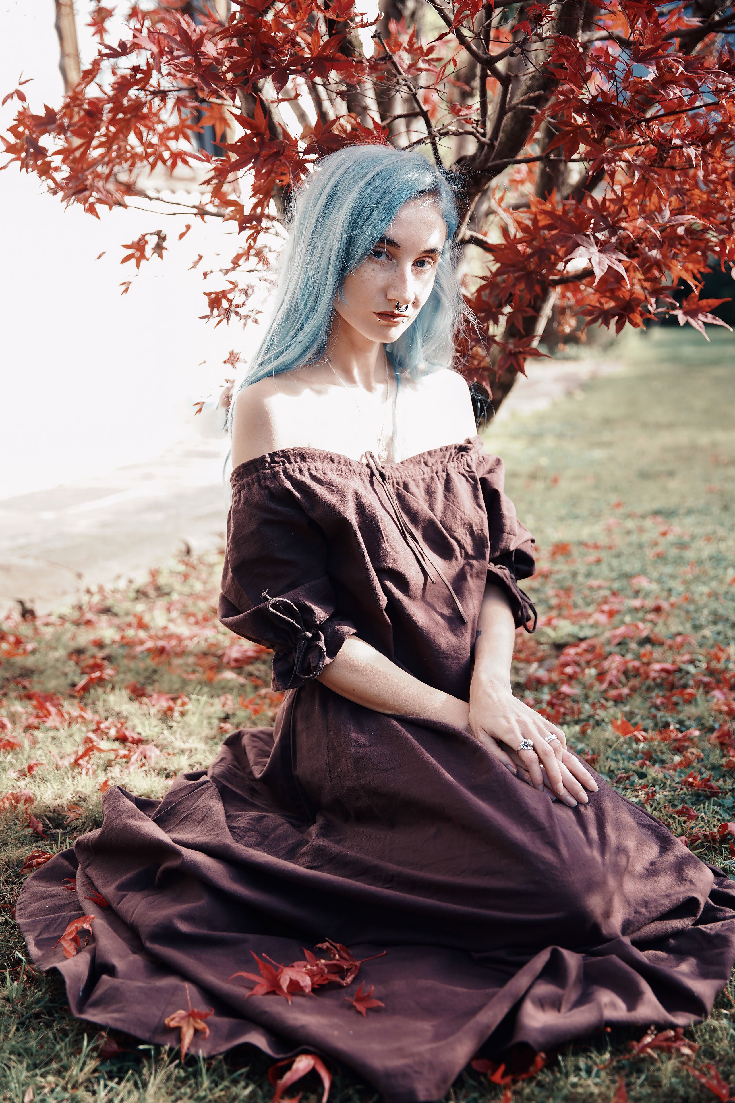 Product image Medieval Short Sleeve Dress Brown