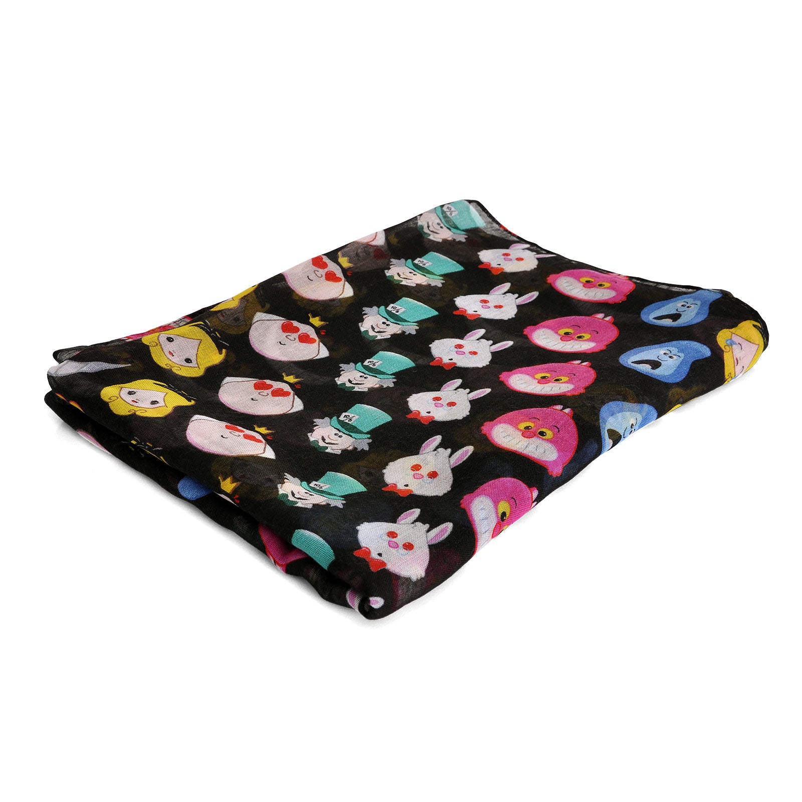 Product image Alice in Wonderland - Faces Scarf black