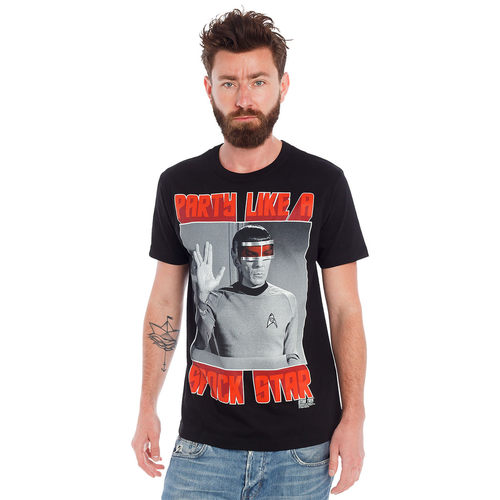 Product image Star Trek - Spock Star T-Shirt Black