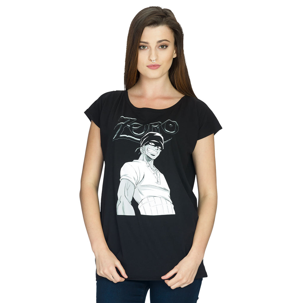 Product image One Piece - Roronoa Zoro Girlie Shirt black