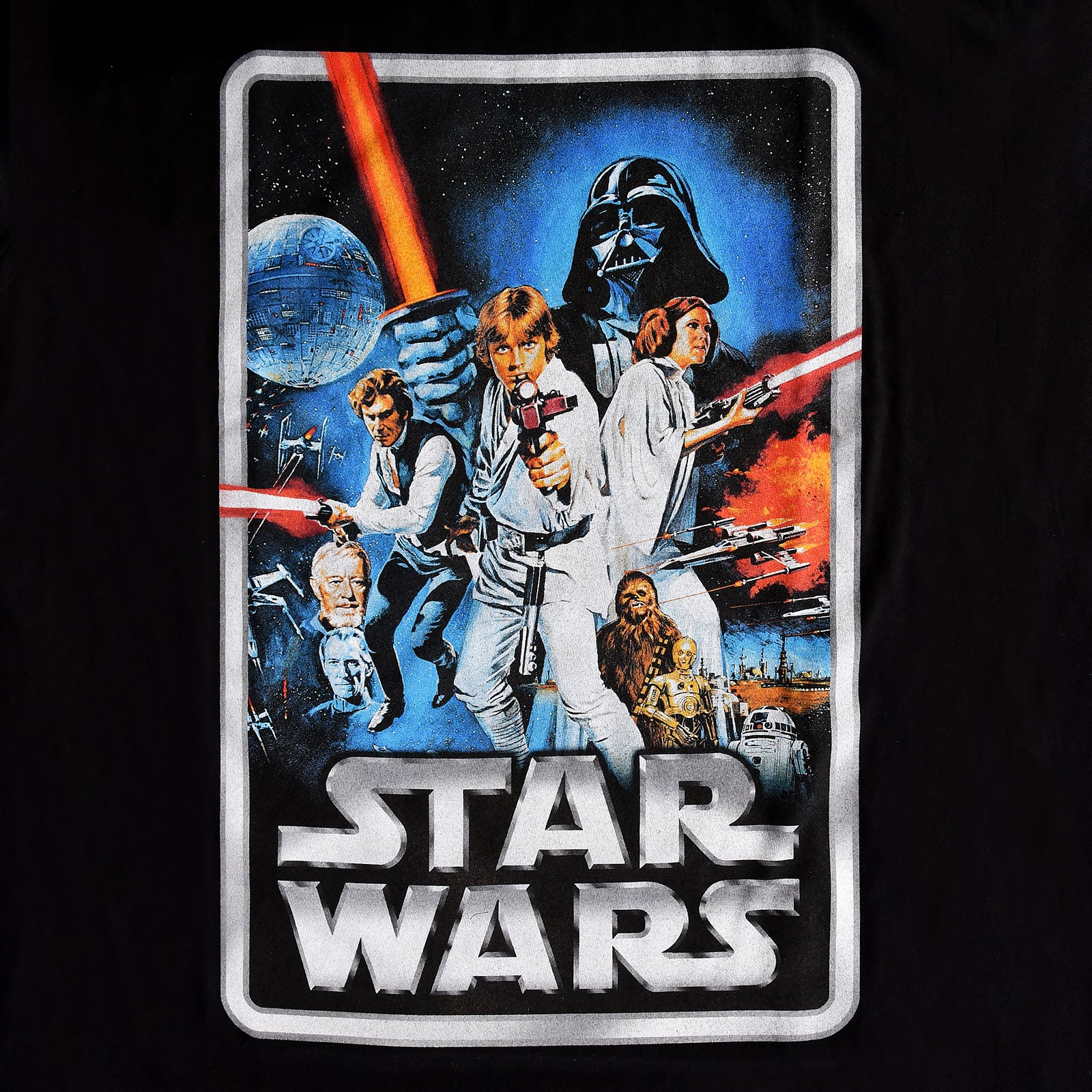 Product image Star Wars - Retro Movie Poster T-Shirt Black