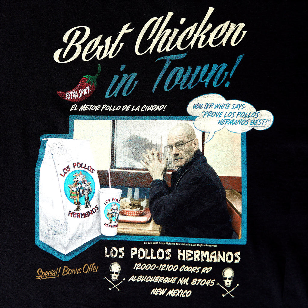 Product image Breaking Bad - Los Pollos Hermanos Best Chicken T-Shirt Black
