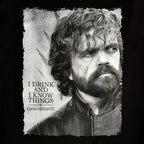 Product image Game of Thrones - Tyrion Drink And Know Things T-Shirt black