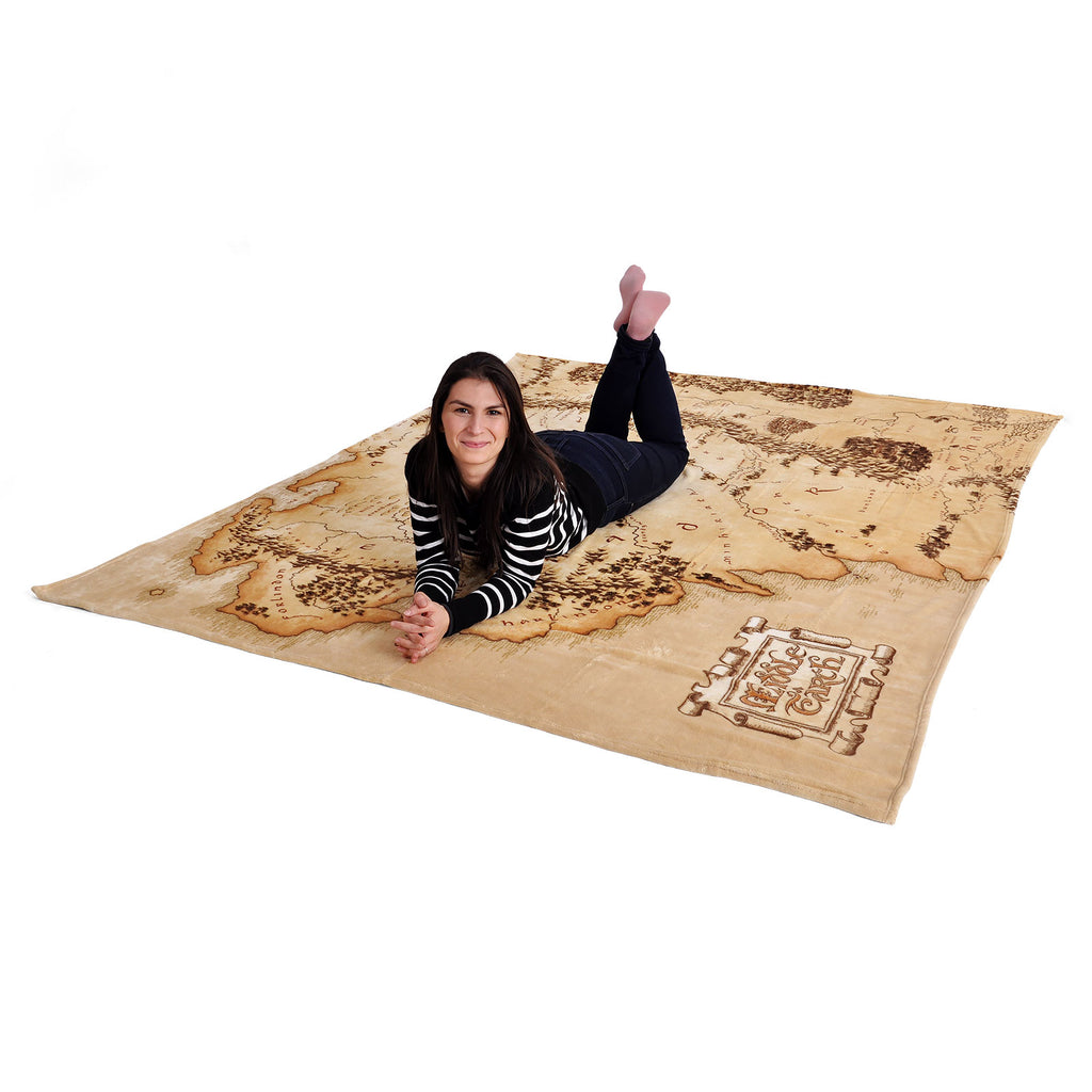 Product image The Lord of the Rings - Middle-earth Map Fleece Blanket
