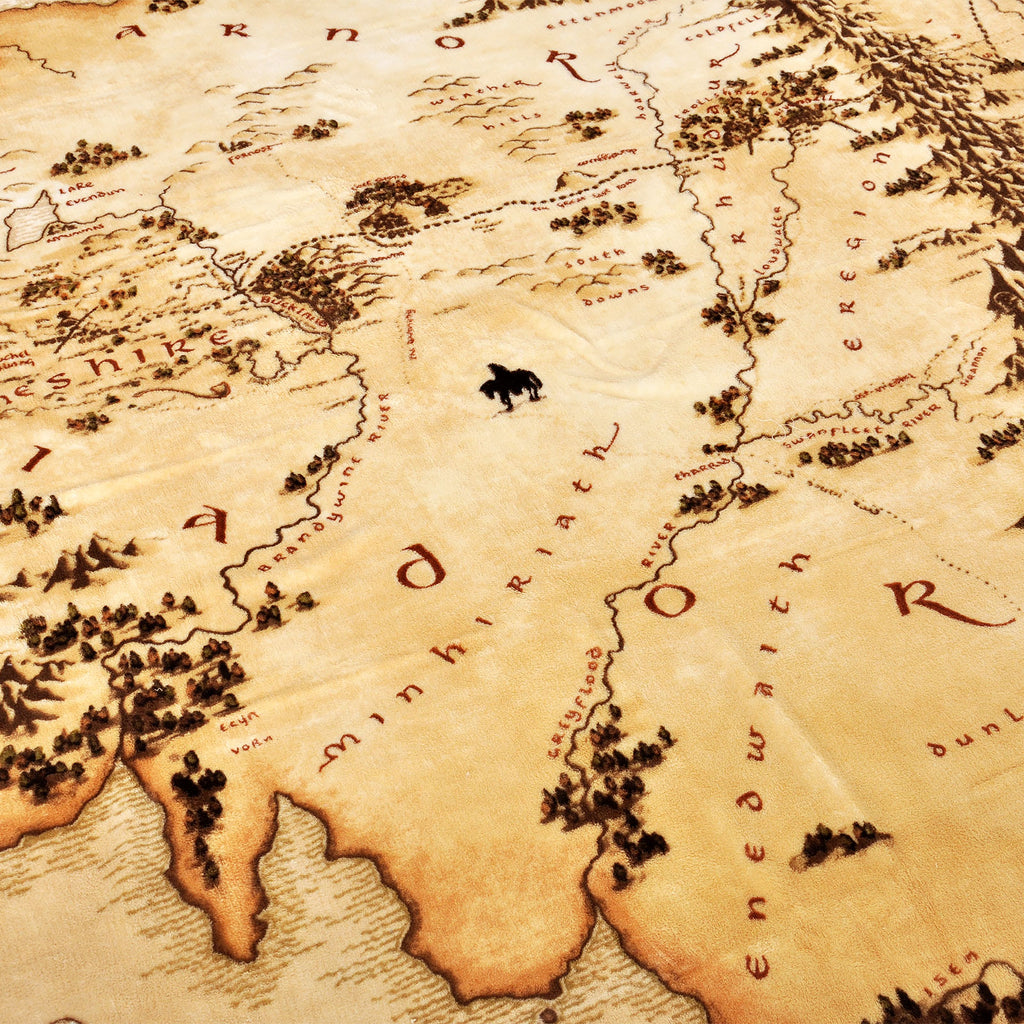 Product image The Lord of the Rings - Middle-earth Map Fleece Blanket
