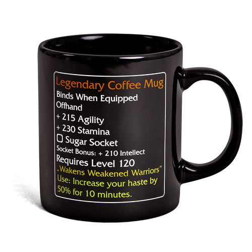 Product image Legendary Coffee Mug - MMO Item Fan Mug Level 120