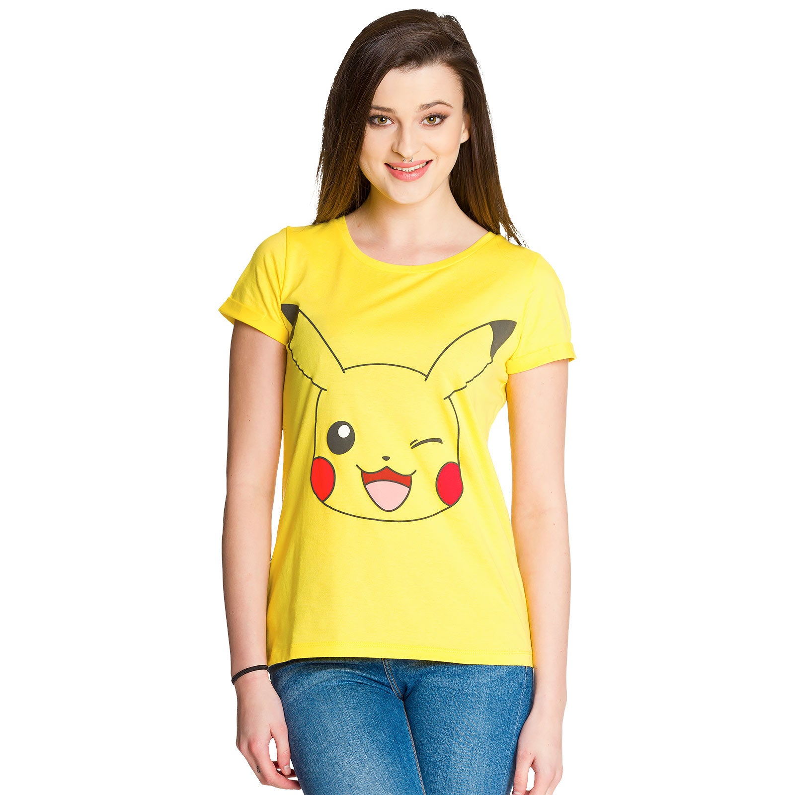Product image Pokemon - Pikachu Girlie Shirt Yellow