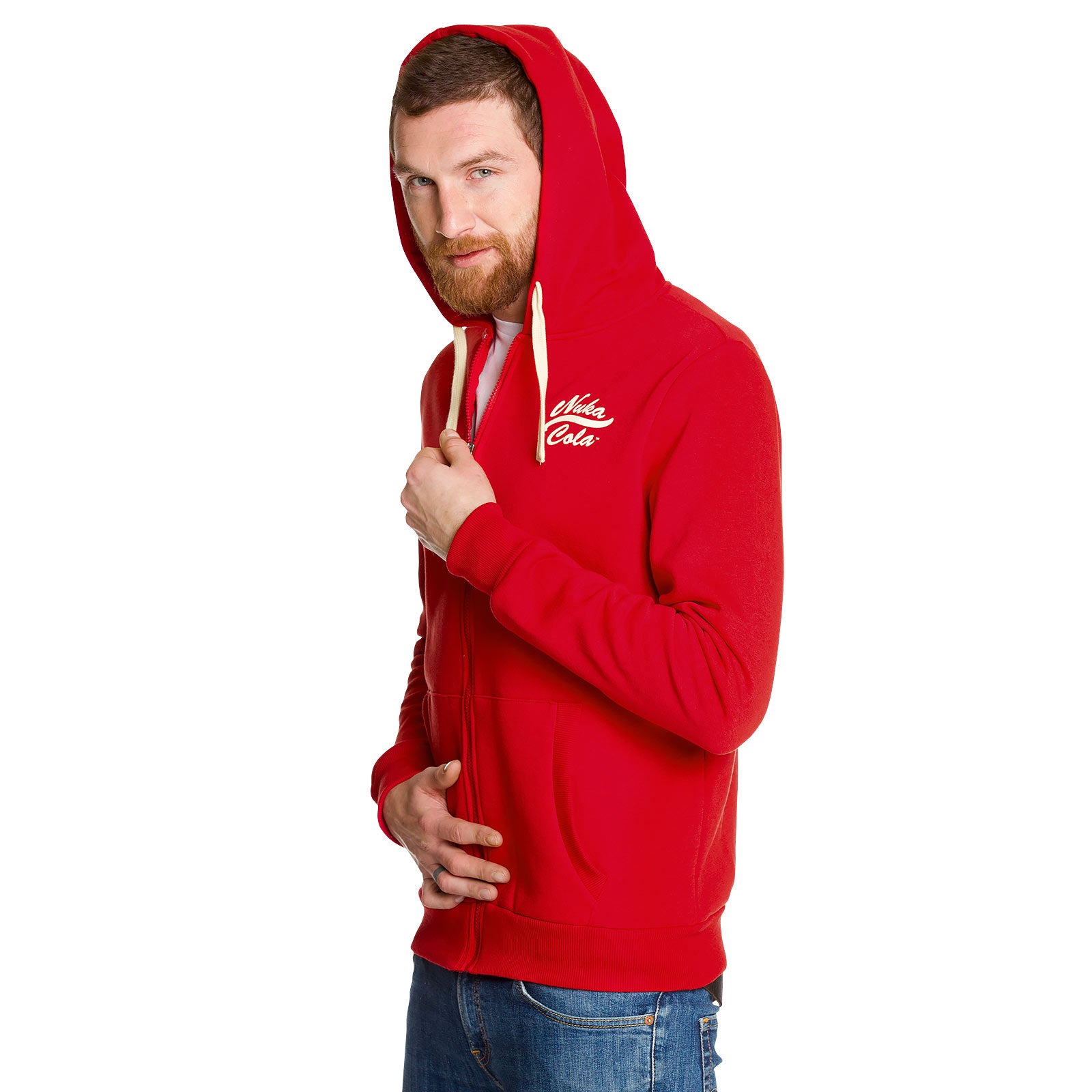 Product image Fallout - Nuka Cola Pin-up Hoodie red