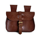 Product image Medieval Belt Pouch with Embossing Brown