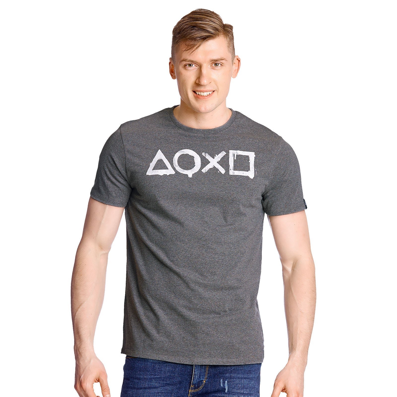 Product image PlayStation - Buttons T-Shirt grey
