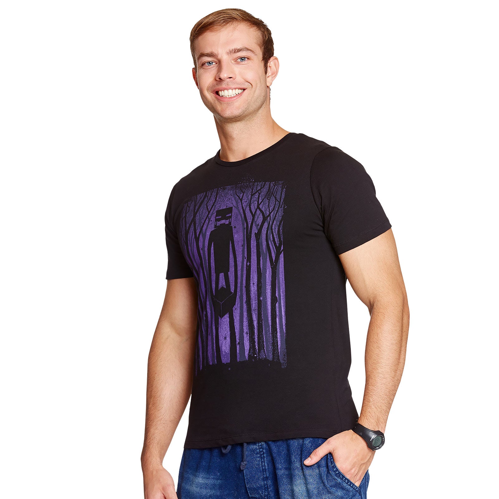 Product image Minecraft - Enderman Shadow T-Shirt Black