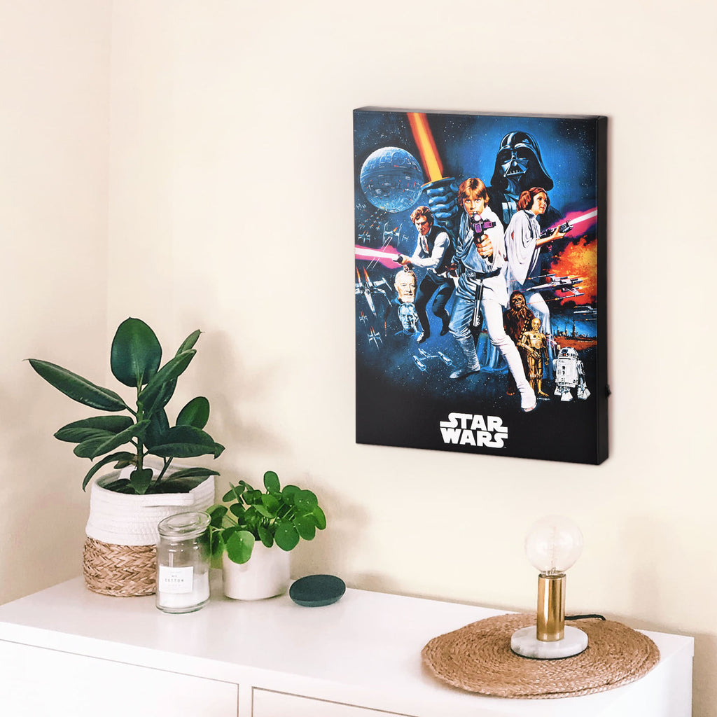 Product image Star Wars - A New Hope mural with light