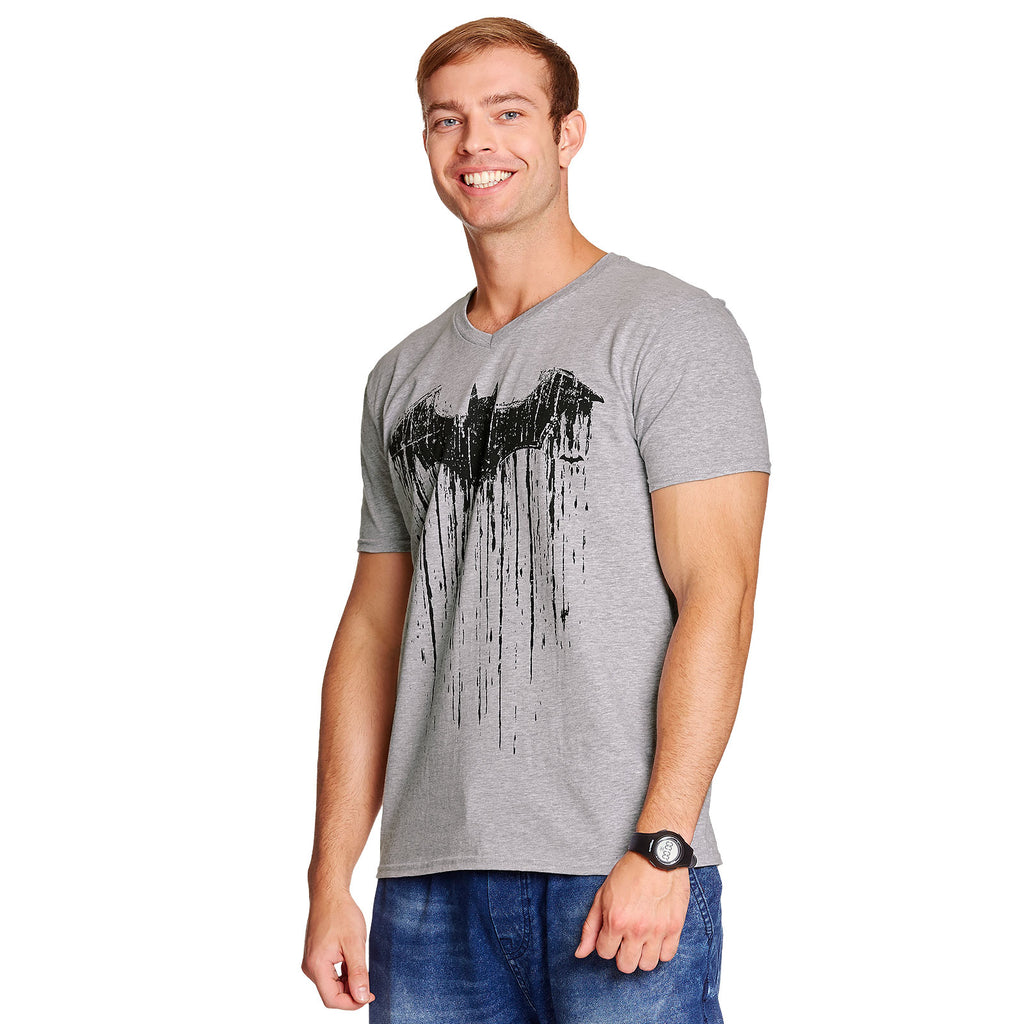 Product image Batman - Dripping Logo T-Shirt grey