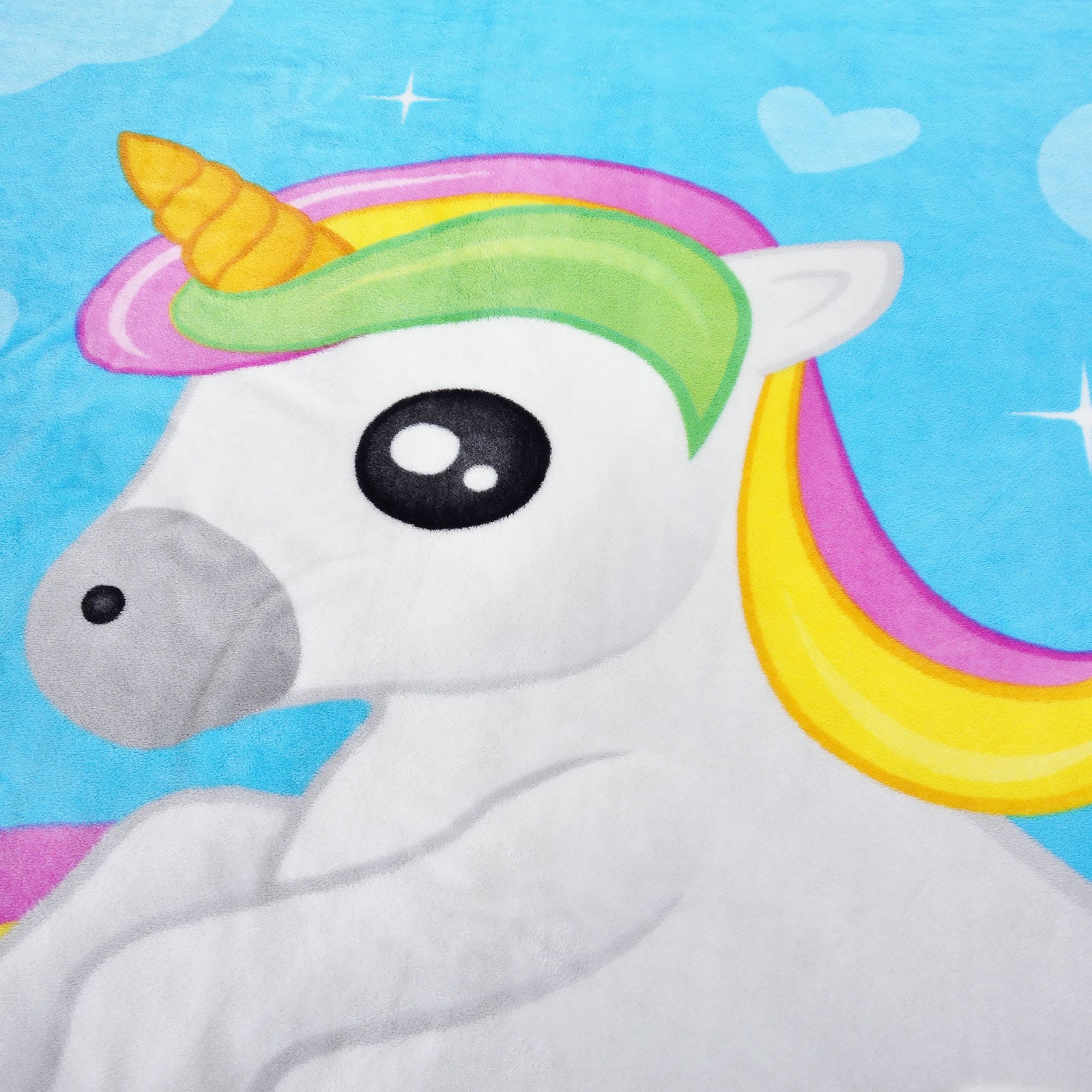 Product image Fluffy blanket with unicorn