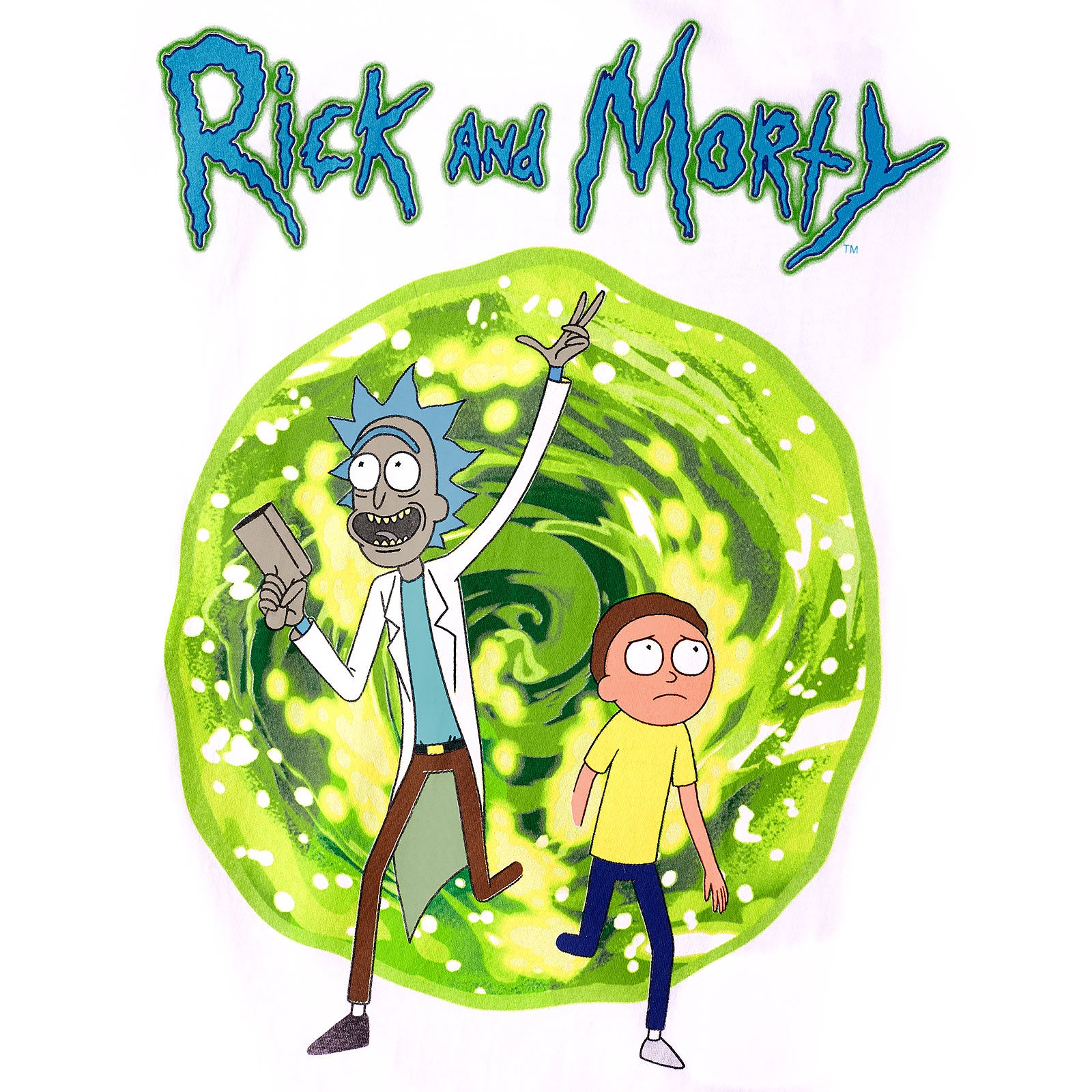 Product image Rick and Morty - Portal T-Shirt white