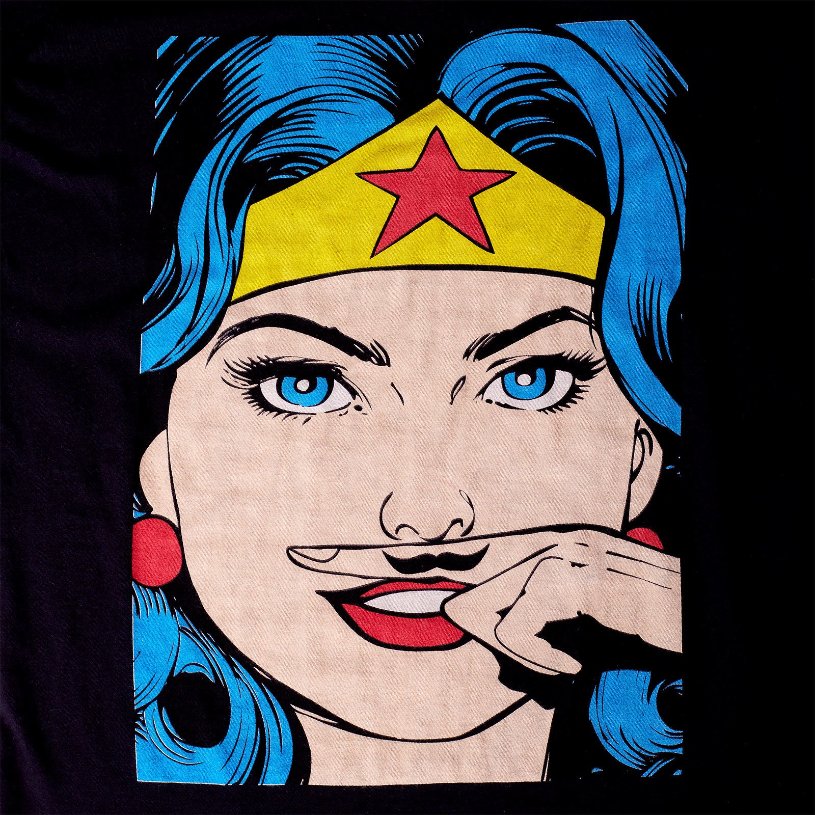 Product image Wonder Woman - Mustache Ladies T-Shirt