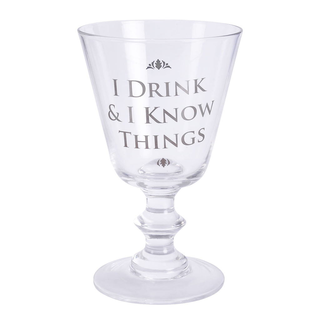 Product image Game of Thrones - Drink and Know wine glass