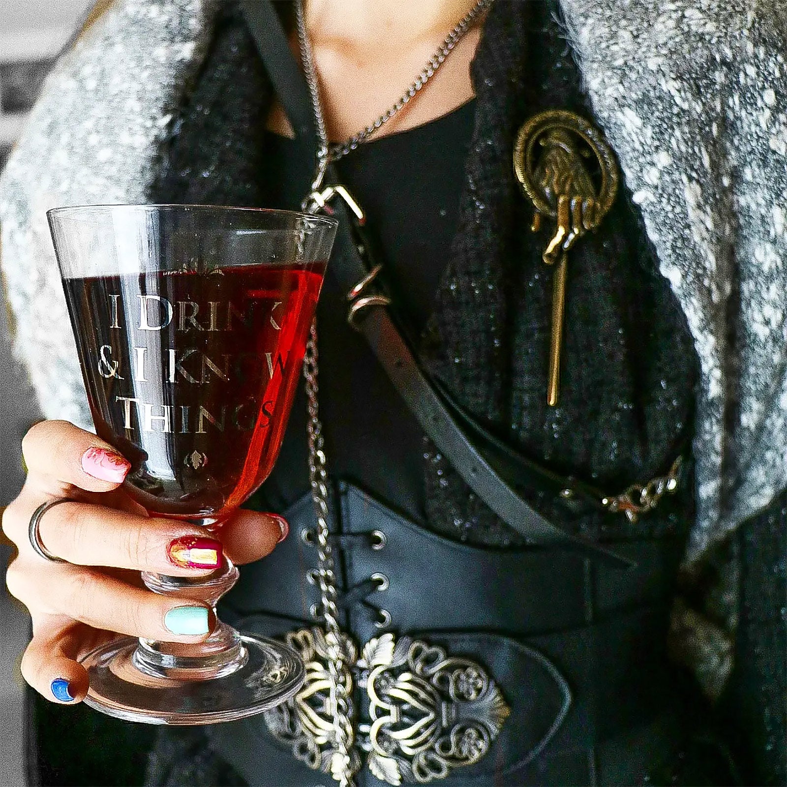 Product image Game of Thrones - Drink and Know wine glass
