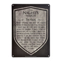 Product image Game of Thrones - Night's Watch Oath Shield