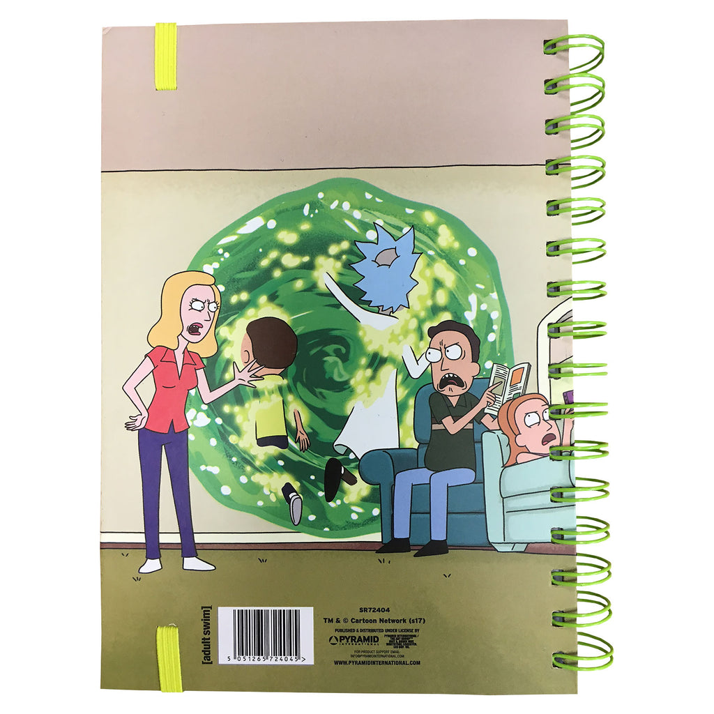 Product image Rick and Morty - Portal Notebook A5 neon