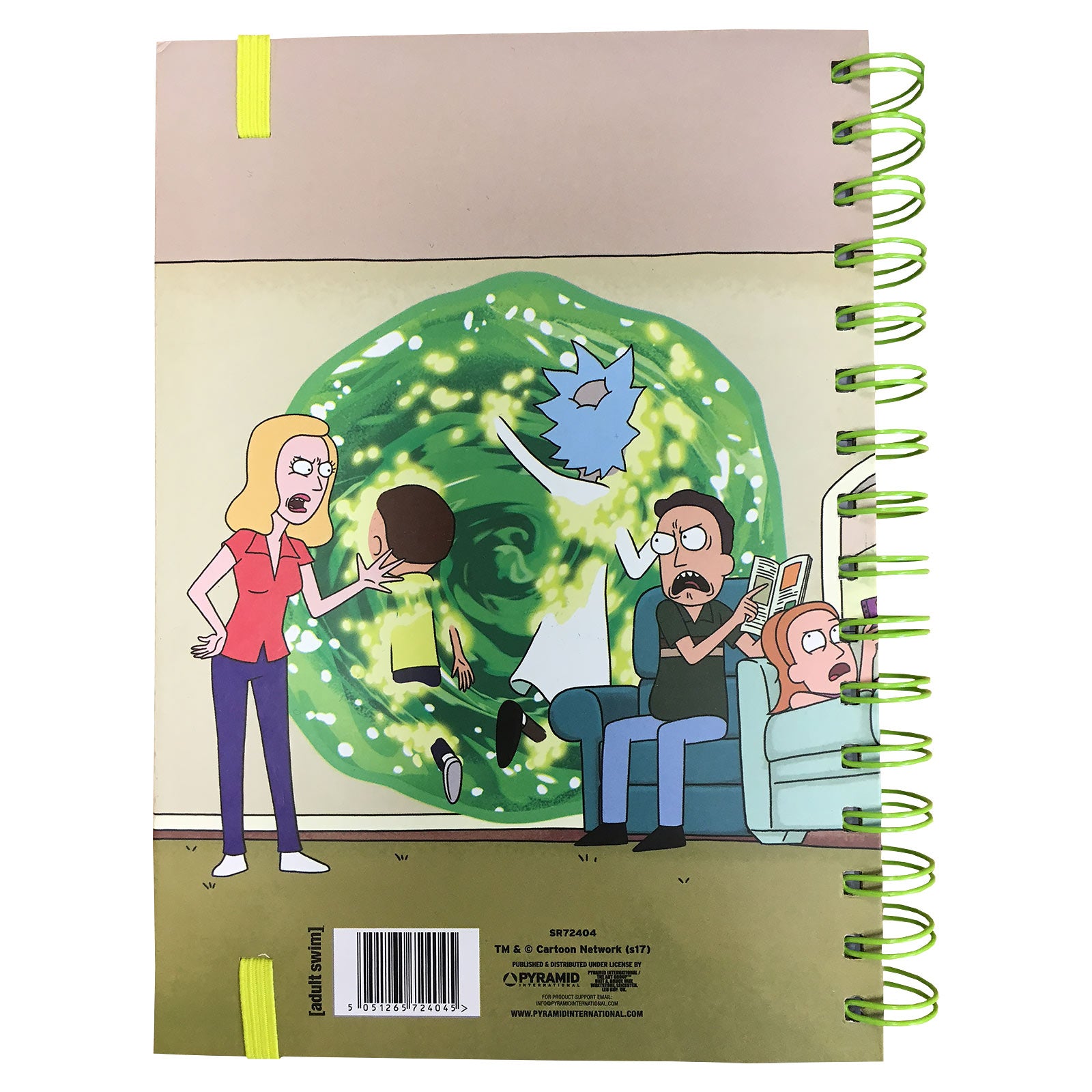 Product image Rick and Morty - Portal Notebook A5 neon