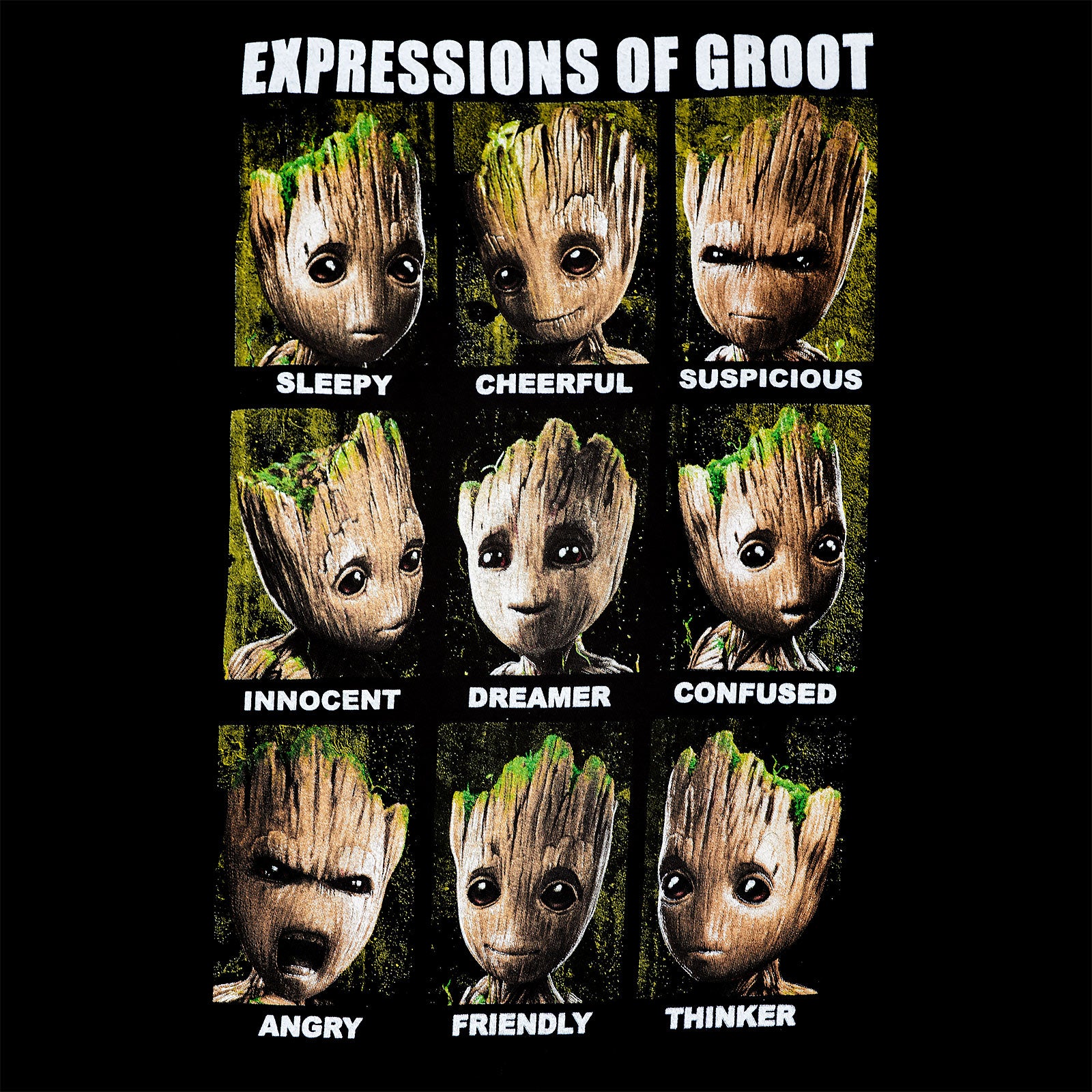 Product image Guardians of the Galaxy - Groot Expressions Tank Top black