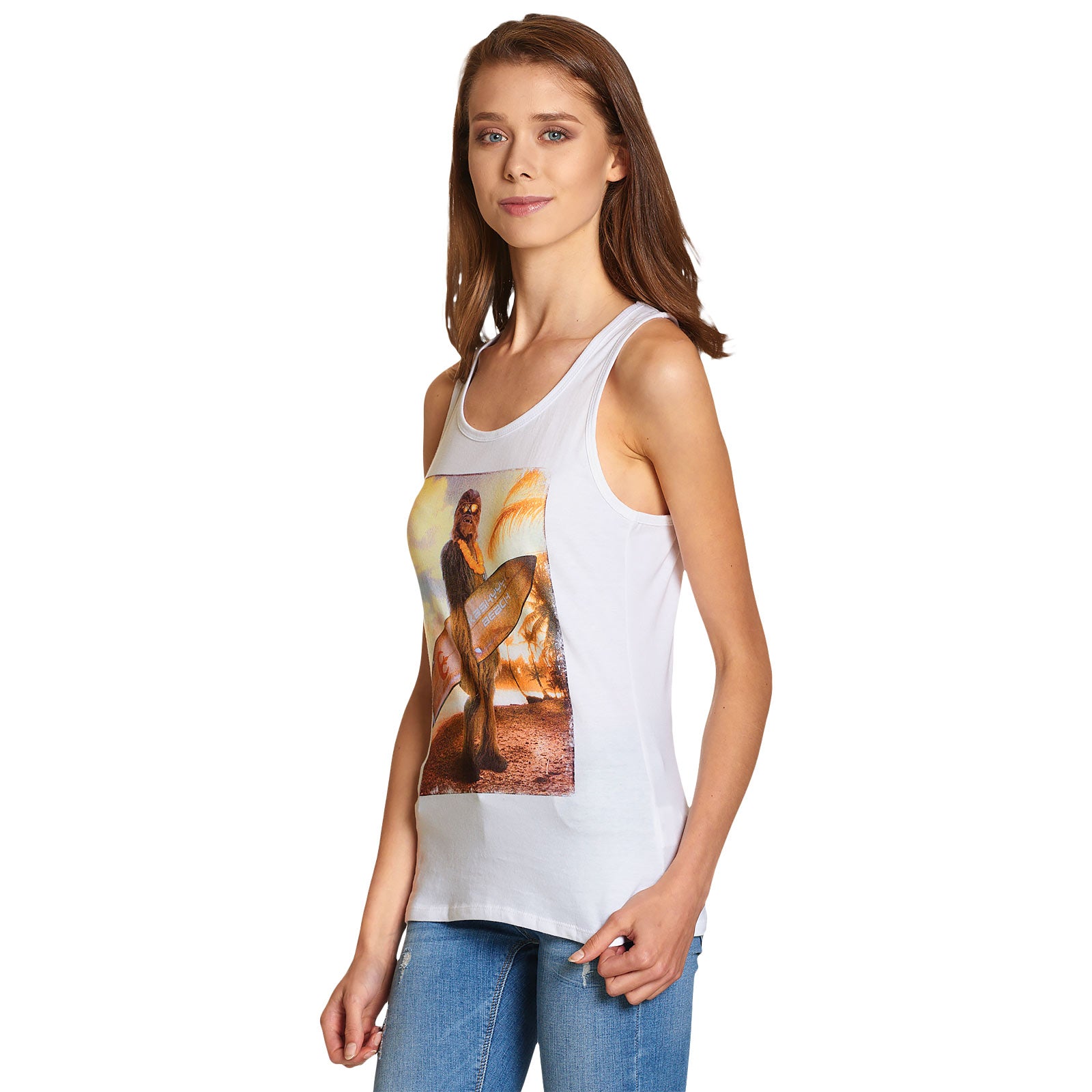 Product image Star Wars - Wookiee Surfer Tank Top white