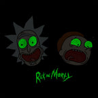 Product image Rick and Morty - Crazy Faces Glow in the Dark T-Shirt