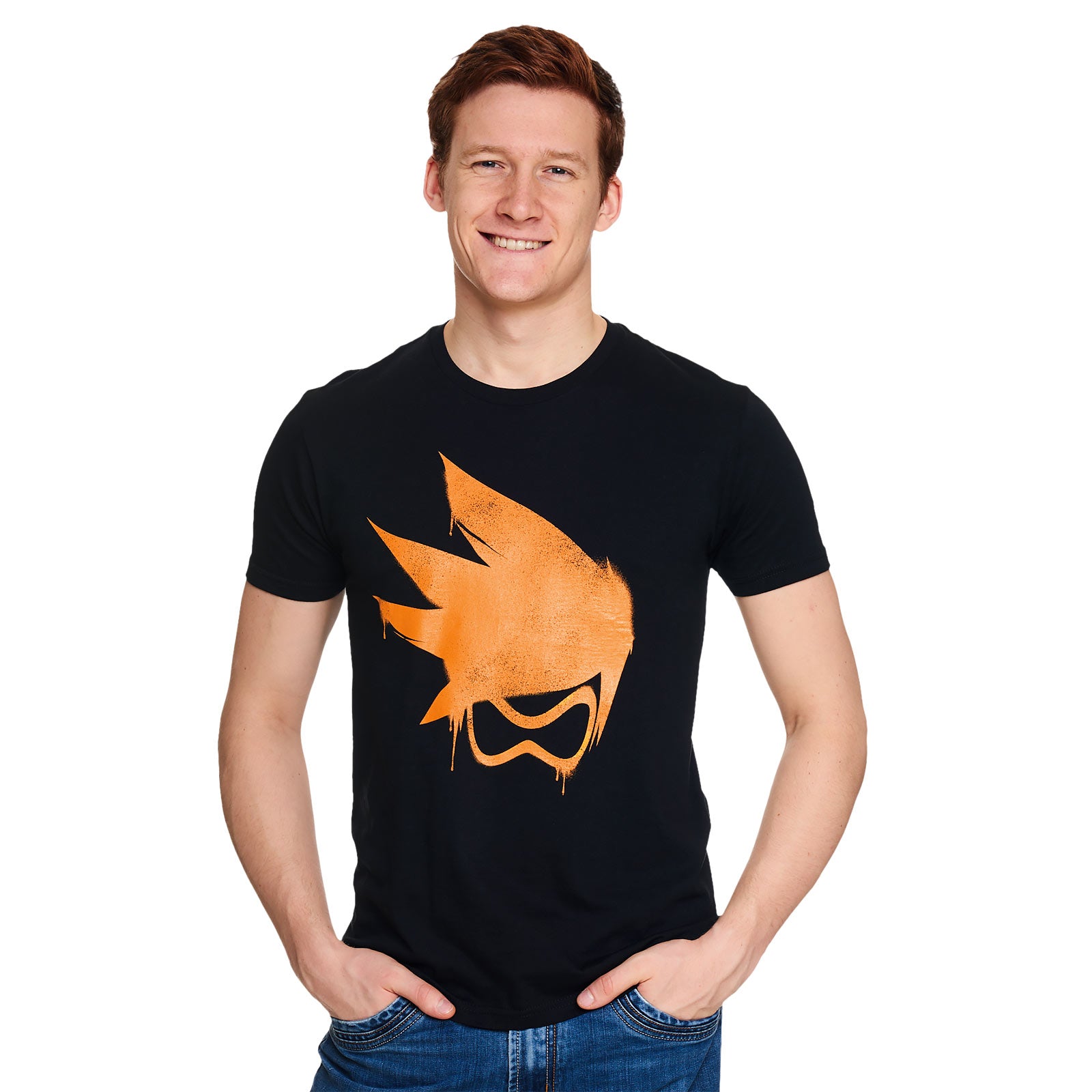 Product image Overwatch - Tracer Spray Logo T-Shirt Black
