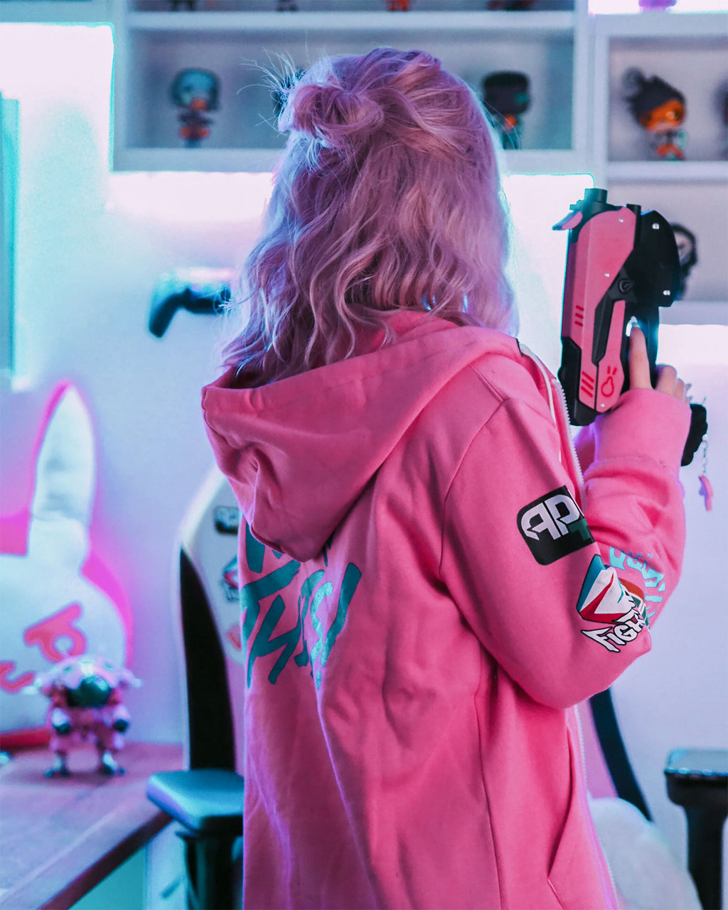 Product image Overwatch - Ultimate D.VA Hoodie pink
