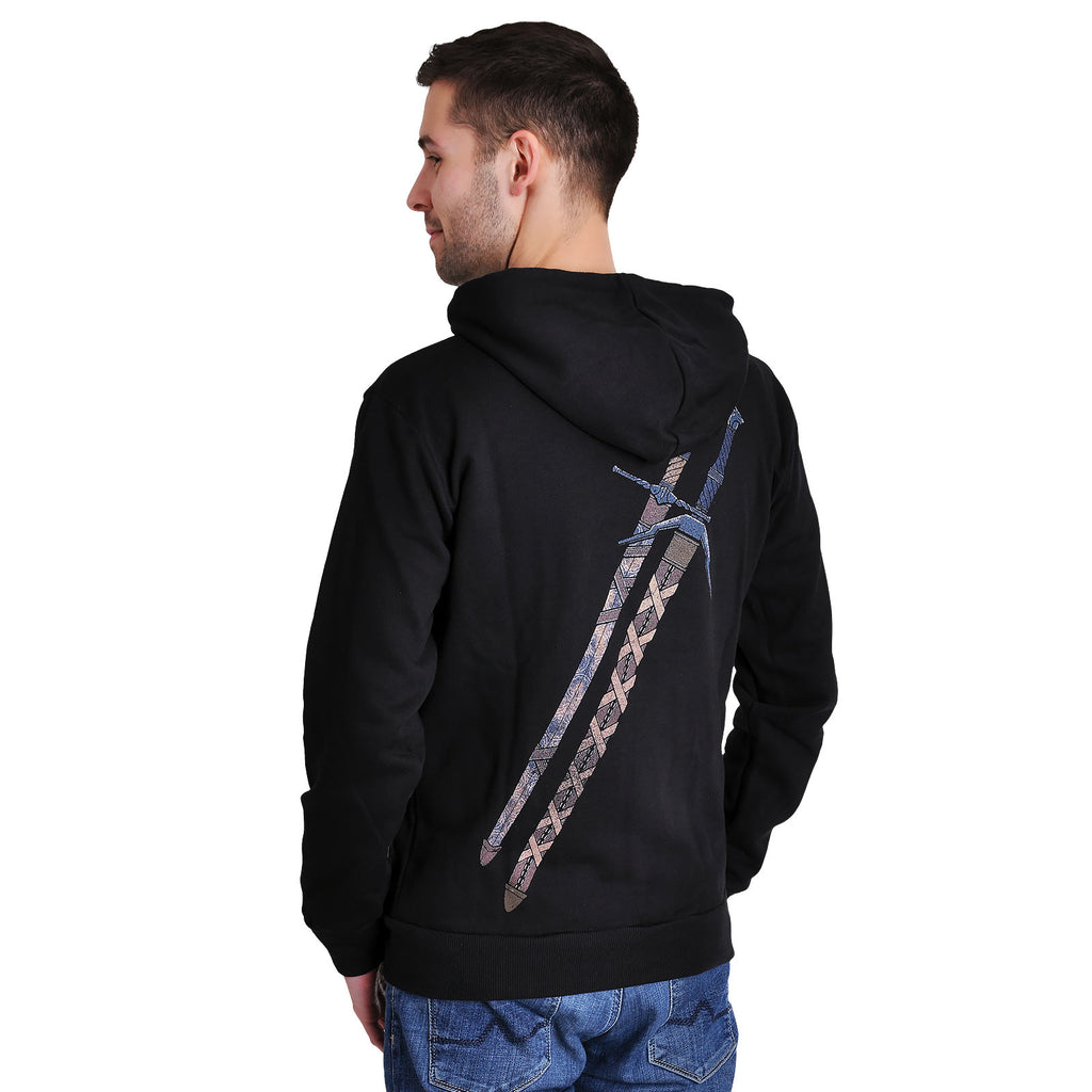 Product image Witcher - Steel and Silver Hoodie Black