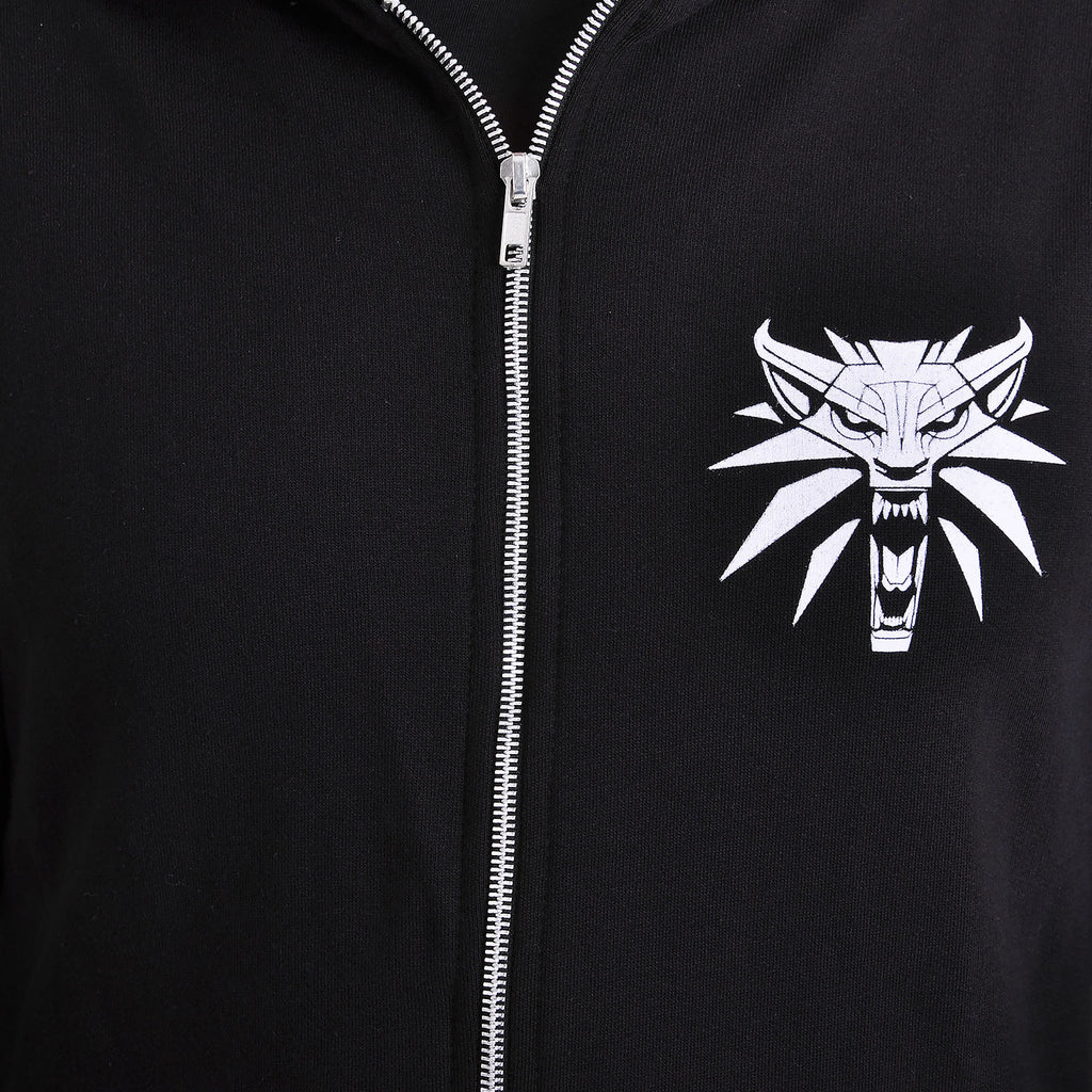 Product image Witcher - Steel and Silver Hoodie Black